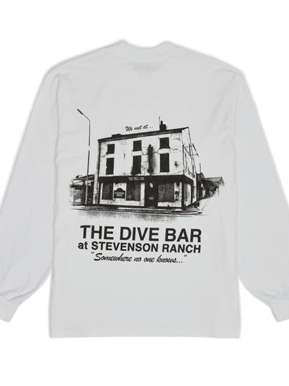 Stevenson Ranch x The Lows Dive Bar Longsleeve Tee (White)